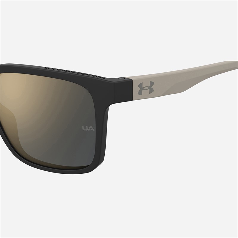 Under Armour Mens Sunglasses Matte Black Beige