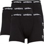 Umbro Boxer Pouch Homme Noir/Gris