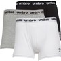 Umbro Boxer Pouch Homme Noir/Blanc/Gris
