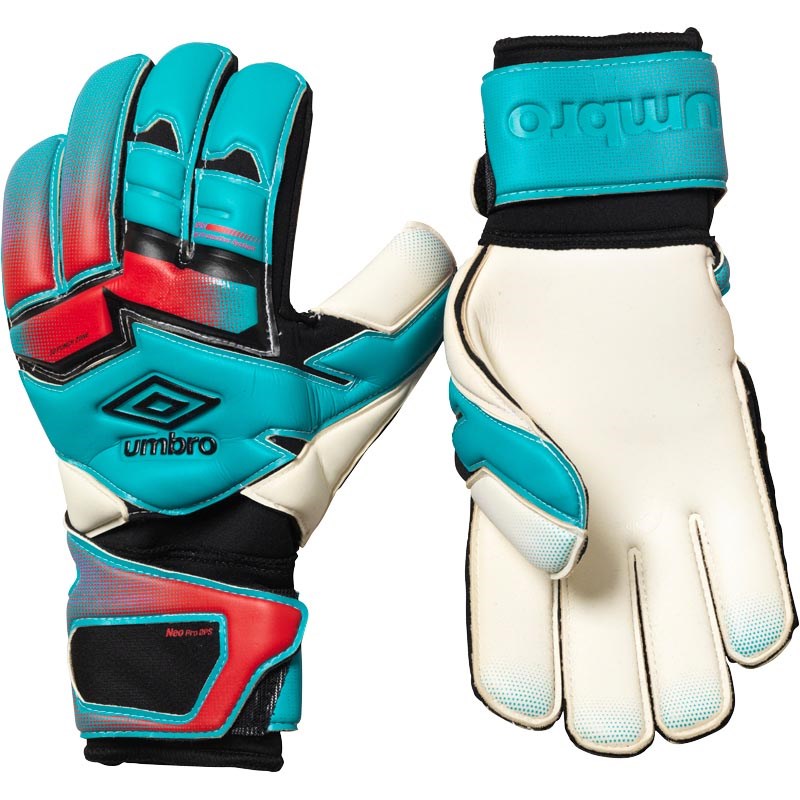 Buy Umbro Mens Neo Pro DPS Goalkeeper Gloves Bluebird/Grenadine/Black