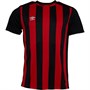 Umbro Maillot de Foot Capital Rayé Match Homme Noir