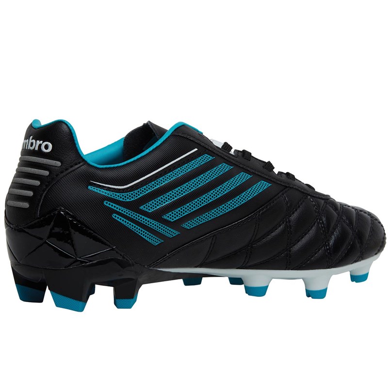Buy Umbro Mens Medusae Premier HG Football Boots Black/White/Bluebird