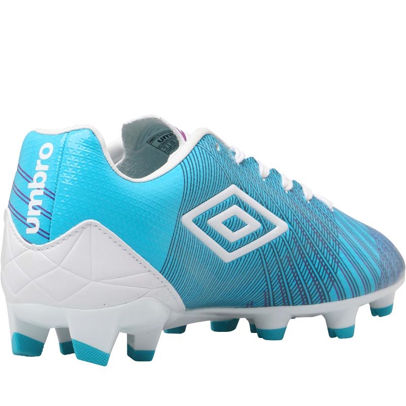 Buy Umbro Junior Velocita II Premier HG Football Boots Blue/White