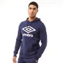 Umbro Haut à Capuche Active Style Large Logo Homme Bleu Marine