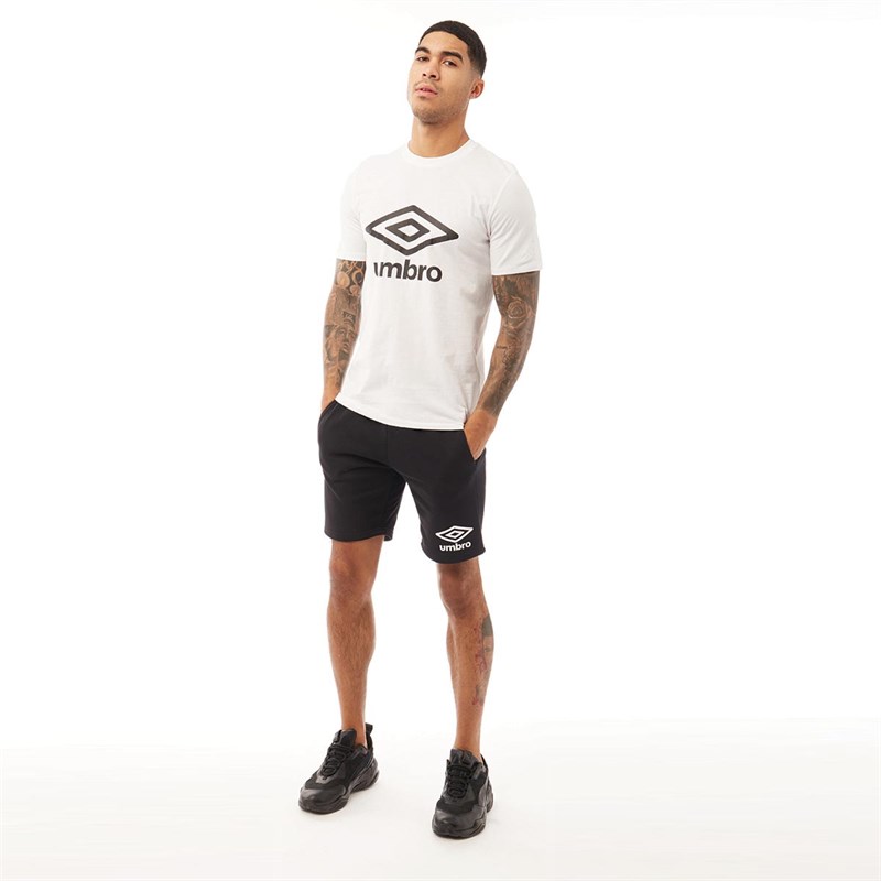 Umbro Herrer Active Style Logo T-Shirt Hvid