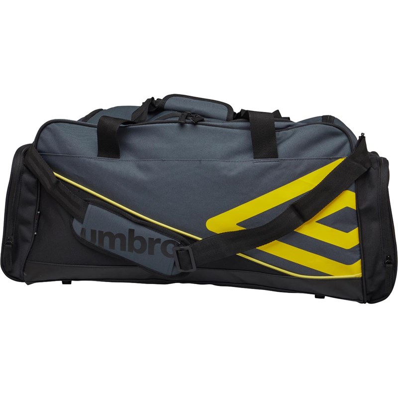 Buy Umbro Pro Training Medium Holdall Carbon/Black/Blazing Yellow