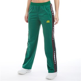 Umbro Dames Taped Trainingsbroek Groen umbro kopen in de aanbieding