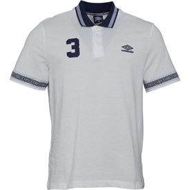 Umbro Heren Taped Cuff Drei Knop Polo Wit umbro kopen in de aanbieding Umbro Heren Taped Cuff Drei Knop Polo Wit umbro kopen in de aanbieding