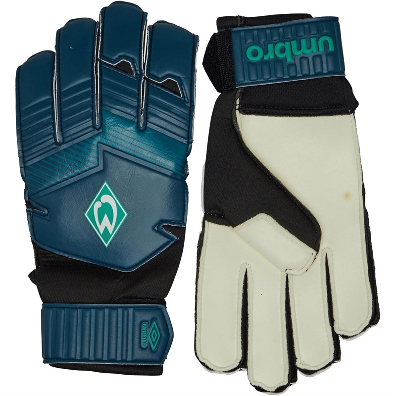 Buy Umbro Junior SVWB Werder Bremen Club Goalkeeper Gloves Legion Blue