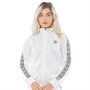 Umbro Womens Active Style Taped Track Jacket White