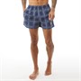 Umbro Mens Tartan Swim Shorts White/Purple/Red