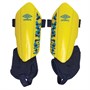 Umbro Neo Classico II Shin Guards With Detachable Ankle Socks Blazing Yellow/Ibiza Blue/Sodalite Blue