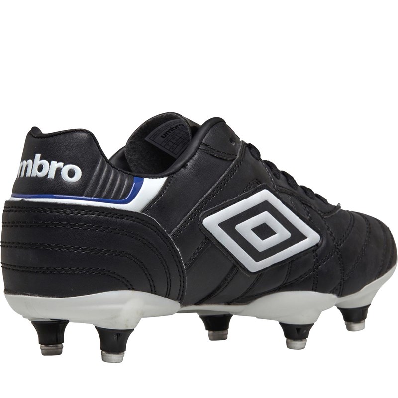 Buy Umbro Junior Speciali Eternal Club SG Football Boots Black/White/Blue