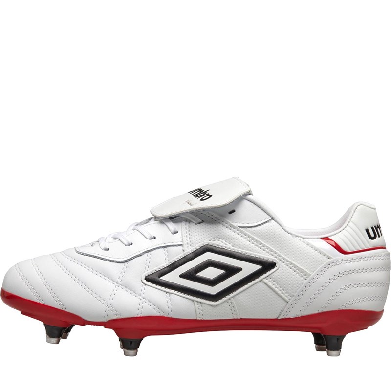 Buy Umbro Mens Speciali Eternal Team SG Football Boots White/Black