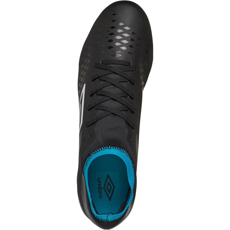 all black umbro football boots