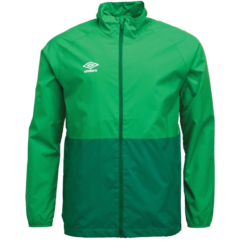 Buy Umbro Mens Training Shower Jacket Teamwear Emerald/Verdant Green