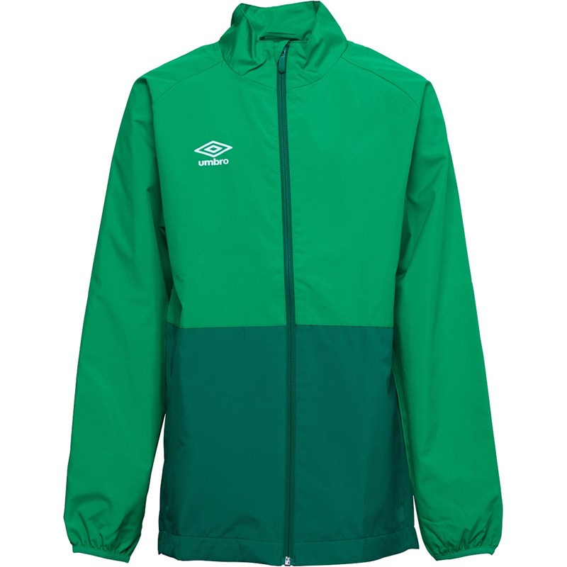 Buy Umbro Junior Boys Training Shower Jacket TW Emerald/Verdant Green