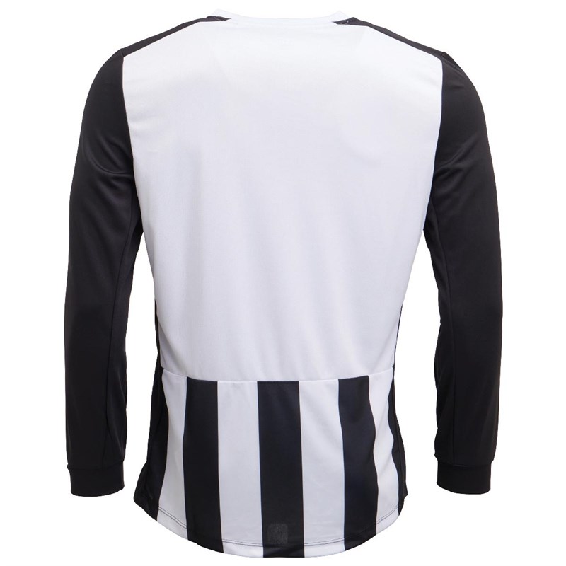 Buy Umbro Mens Milan Stripe Long Sleeve Football Jersey Black/White