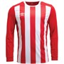 Umbro Heren Milan Stripe Voetbal Jersey Rood