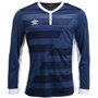 Umbro Mens Vision Tech Long Sleeve Football Jersey Navy
