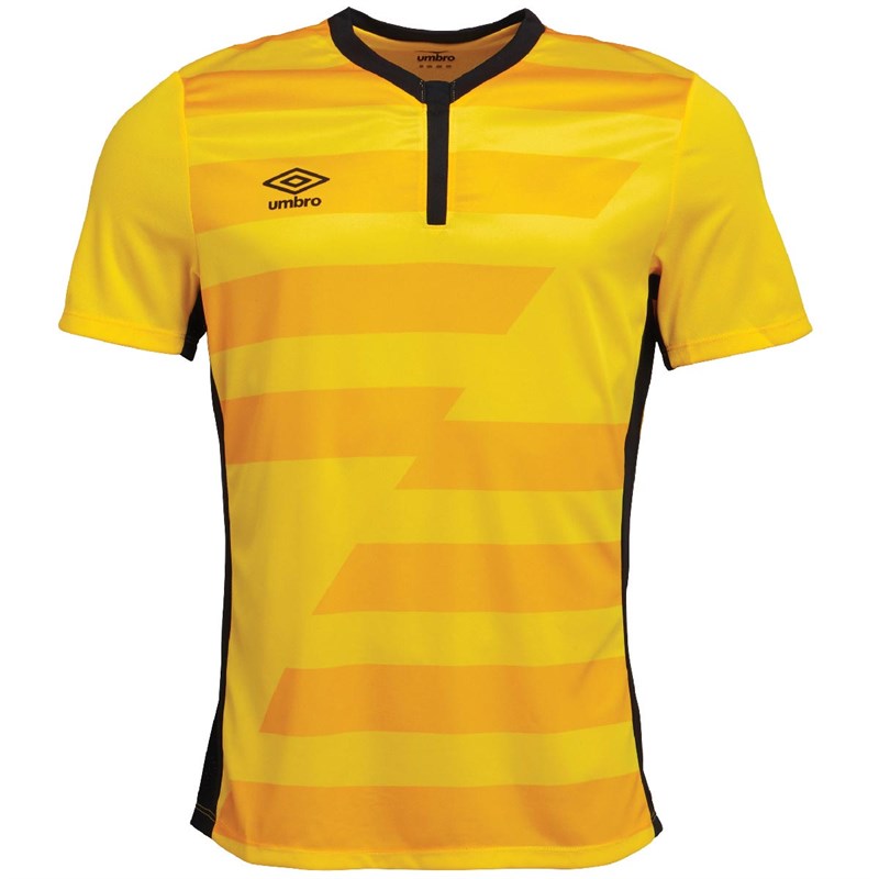 Buy Umbro Mens Vision Tech Short Sleeve Football Jersey Yellow