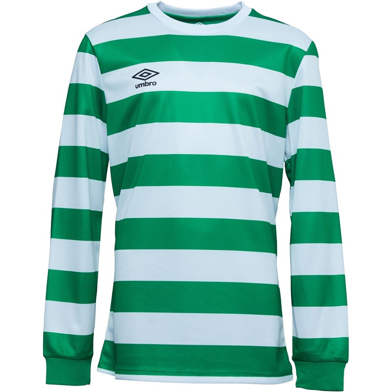 Buy Umbro Junior Boys Terrace Hooped Long Sleeve Football Jersey TW