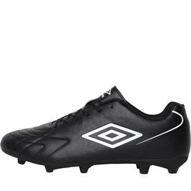 Umbro Chaussures de football Homme Attaccante FG Terrain ferme Noir Blanc