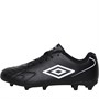 Umbro Fußballschuhe Junior Attacante FG fester Boden Schwarz/Weiß