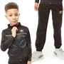 Umbro Junior Boys Active Style Tricot Tracksuit Black/Carbon