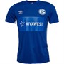 Umbro Męskie S04 FC Schalke 04 Home Koszulki Futbolowe Niebieski