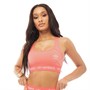 Umbro Womens Active Style Cross Back Performance Bra Top Shell Pink