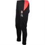 Umbro Mens England Rugby Tapered Training Pants Black/Fiery Coral