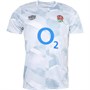 Umbro Heren England Rugby Warm Up Sports Performance Tops Wit