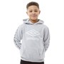 Umbro Chłopięce Bluzy z kapturami Lekki Szary Margielowy