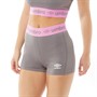 Umbro Womens Active Performance Cycle Shorts Grey/Pink