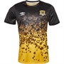 Umbro Maillot de Foot Black Leopard Home Homme Multicolore