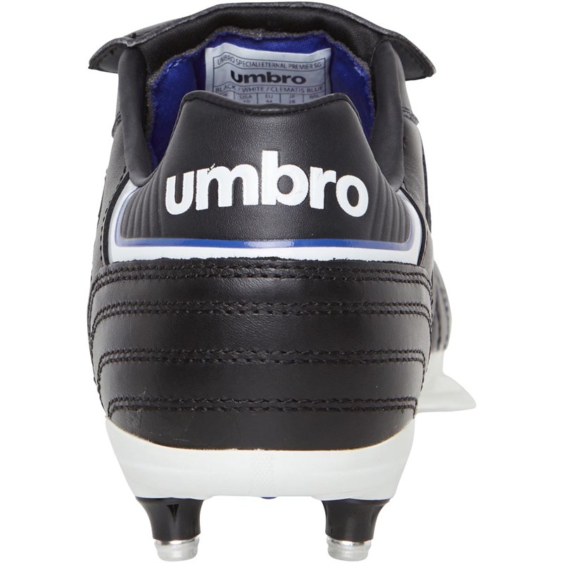 Umbro Mens Speciali Eternal Premier SG Soft Ground Football Boots Black/White/Clematis Blue