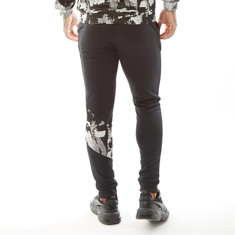 Umbro Mens Urban Club Knit Track Pants Black/Micro Chip