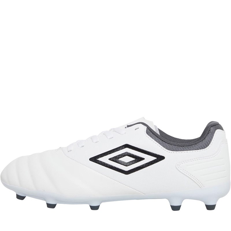 Umbro Mens Tocco Club FG Firm Ground White / Black / Urban Chic