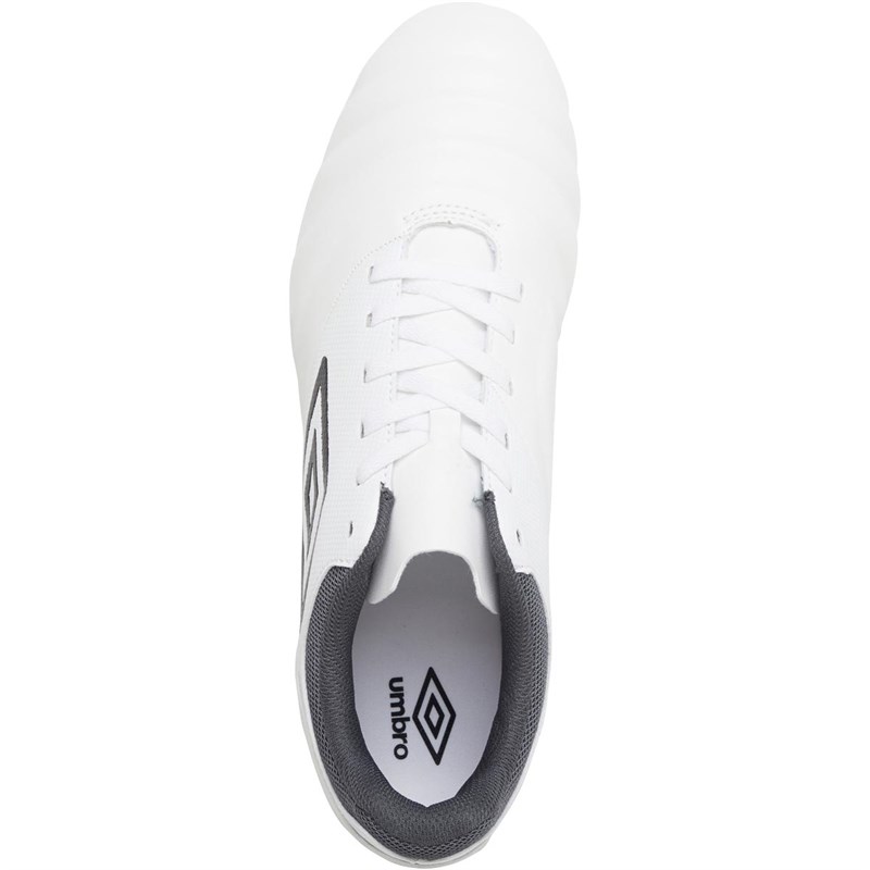 Umbro Mens Tocco Club FG Firm Ground White / Black / Urban Chic