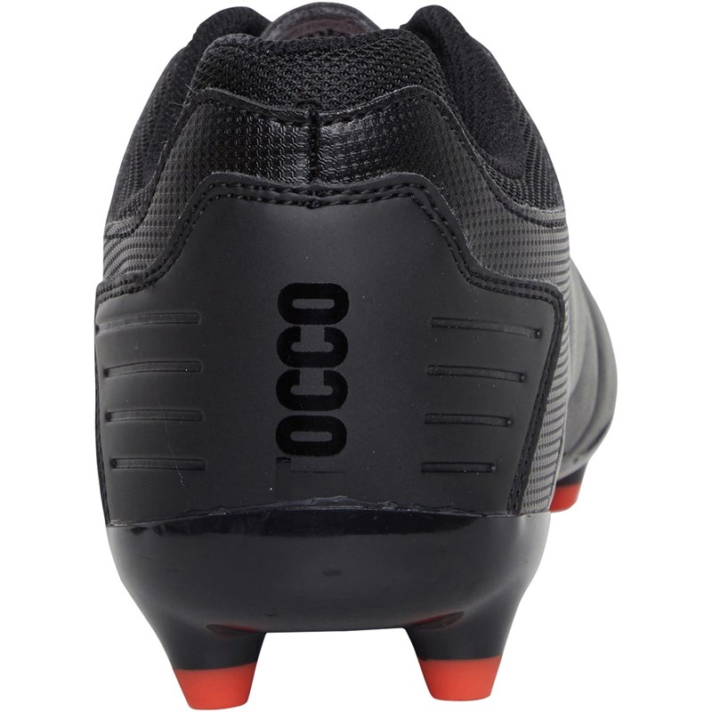 Umbro Mens Tocco Club FG Firm Ground Black / Cherry Tomato