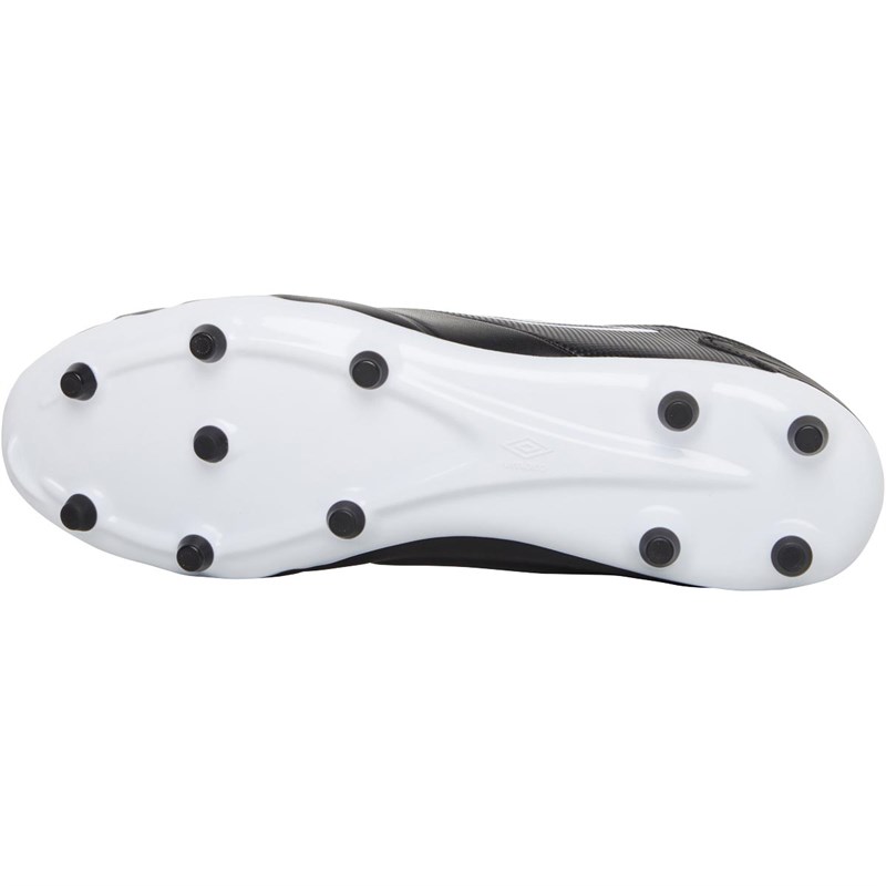 Umbro Mens Tocco Club FG Firm Ground Black / White / Victoria Blue