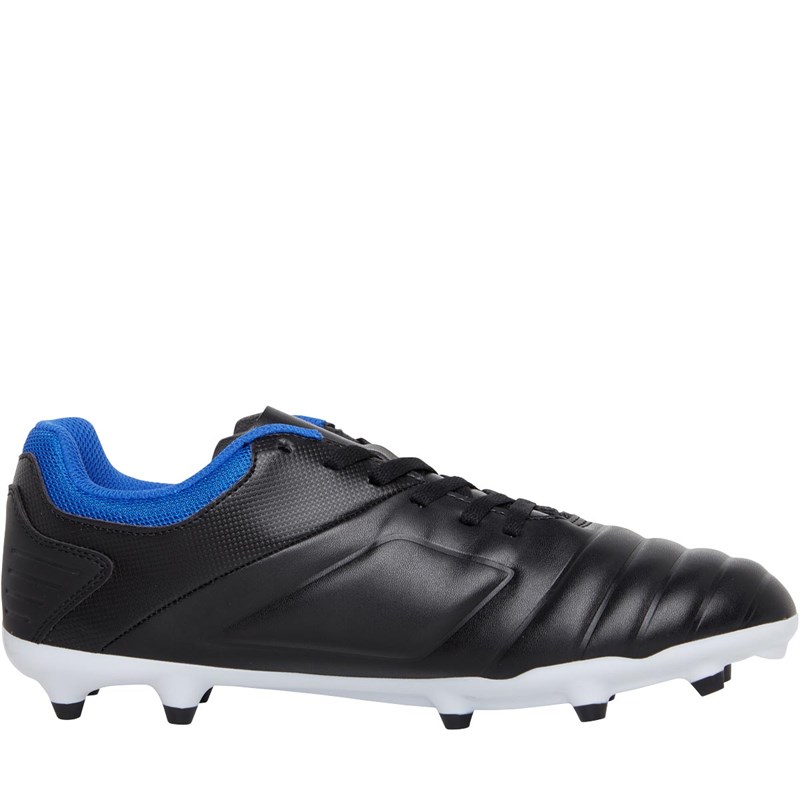 Umbro Mens Tocco Club FG Firm Ground Black / White / Victoria Blue