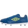 Umbro Mens Tocco Club FG Firm Ground Blue Sapphire / Lime Punch / White