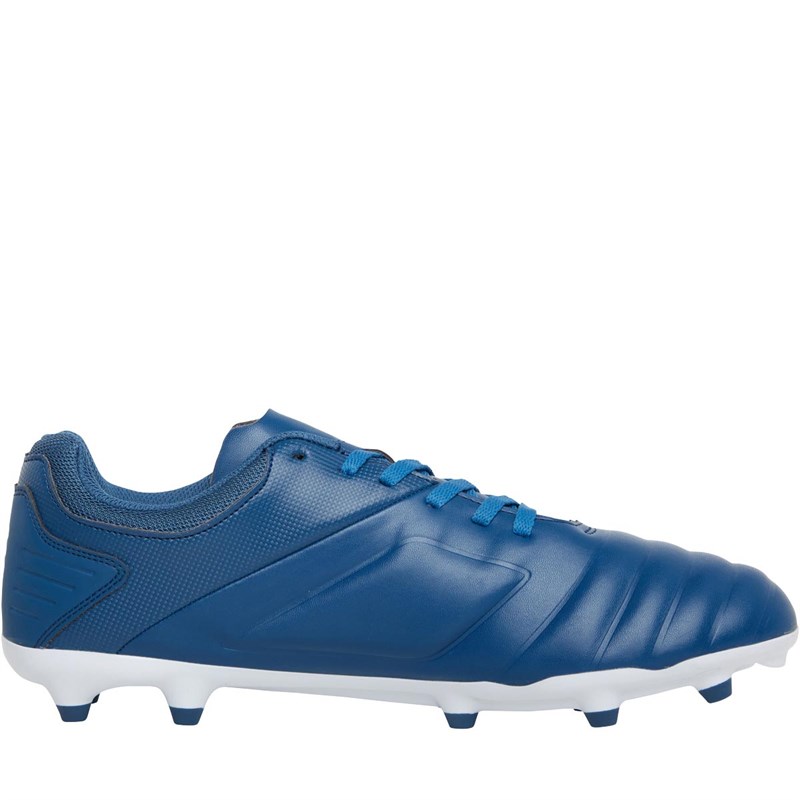Umbro Mens Tocco Club FG Firm Ground Blue Sapphire / Lime Punch / White