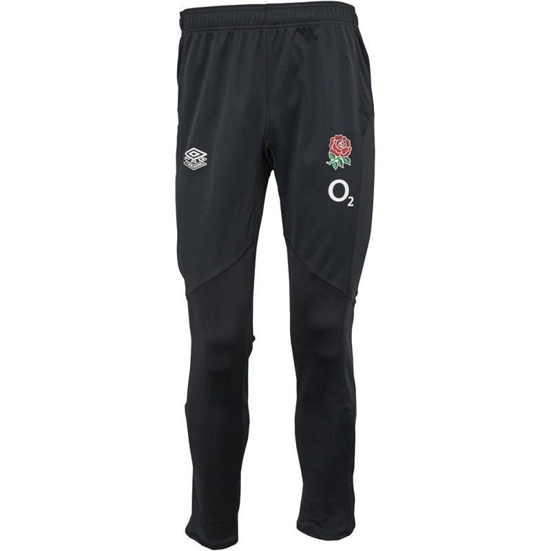 Umbro Mens England Rugby Drill Pants Black