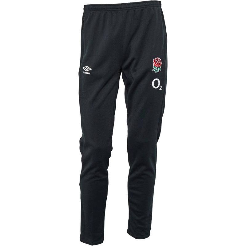 Umbro Mens England Rugby Presentation Pants Black