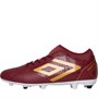 Umbro Mens Tocco II 1.0 FG Firm Ground Football Boots Rhubarb/Amber Gold/Black/White