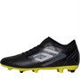 Umbro Mens Tocco II 1.0 FG Firm Ground Football Boots Black/Quiet Shade/Limeade