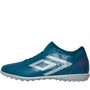 Umbro Mens Tocco II 1.0 TF Astro Football Boots Blue Coral/Plein Air/Geranium